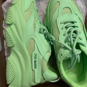 Steve Madden Lime Green Athletic Shoes